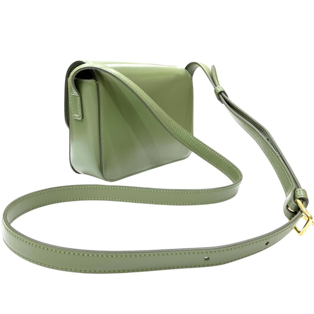 CELINE(セリーヌ)の　セリーヌ CELINE トリオンフ ショルダーバッグ カーキ シャイニーカーフ レディース ショルダーバッグ レディースのバッグ(ショルダーバッグ)の商品写真