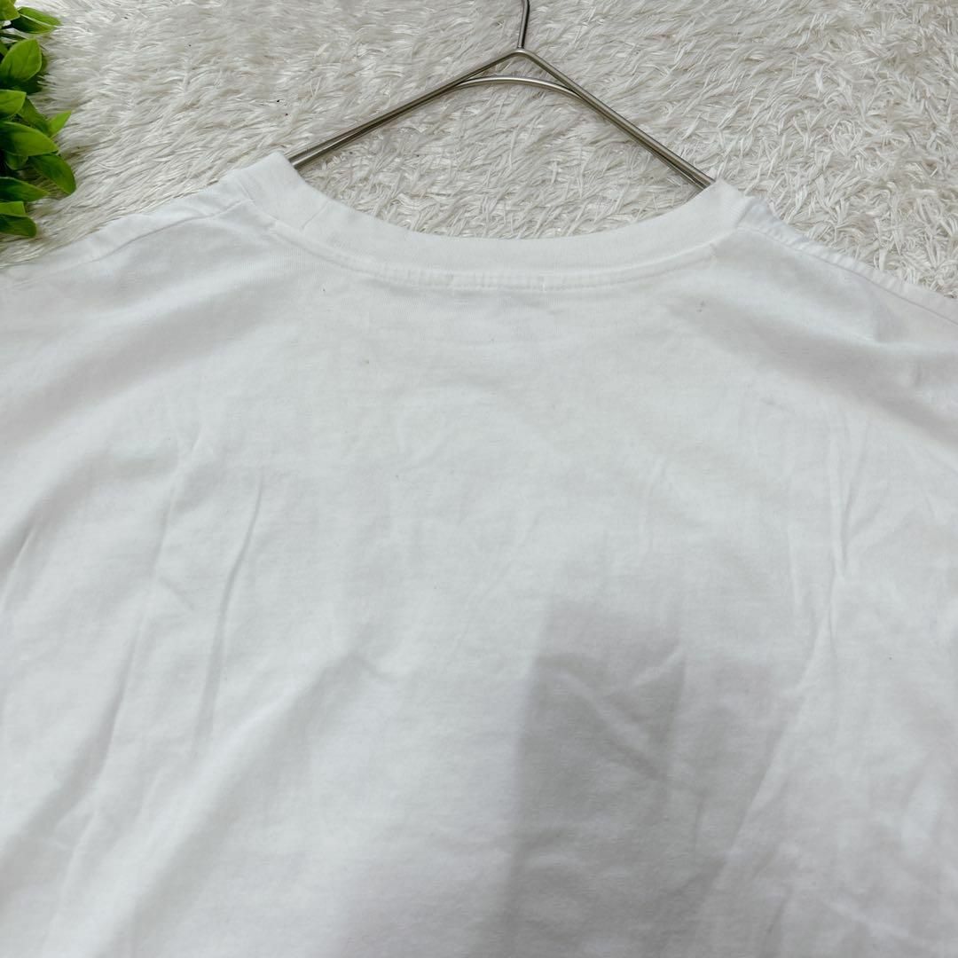 GU(ジーユー)の【ジーユー GU】 カレッジロゴTシャツ 半袖 (S) オフホワイト レディースのトップス(Tシャツ(半袖/袖なし))の商品写真