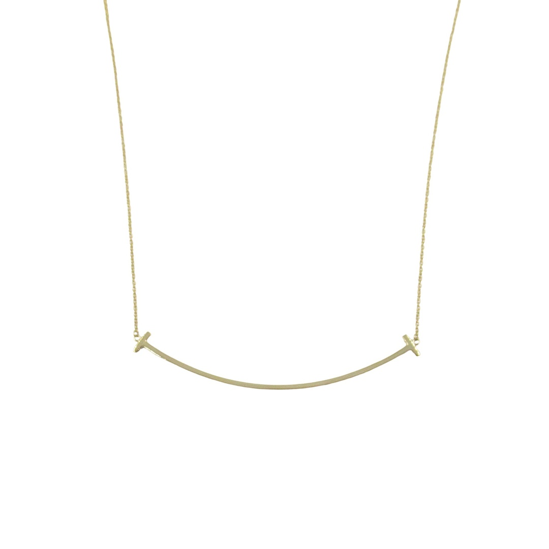 Tiffany & Co.(ティファニー)のTIFFANY＆CO ティファニー ネックレス Tスマイル ラージ ネックレス レディースのアクセサリー(ネックレス)の商品写真