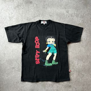 ベティブープ(Betty Boop)の90s betty boop ベティちゃん キャラクターtシャツ ブラック L(Tシャツ/カットソー(半袖/袖なし))