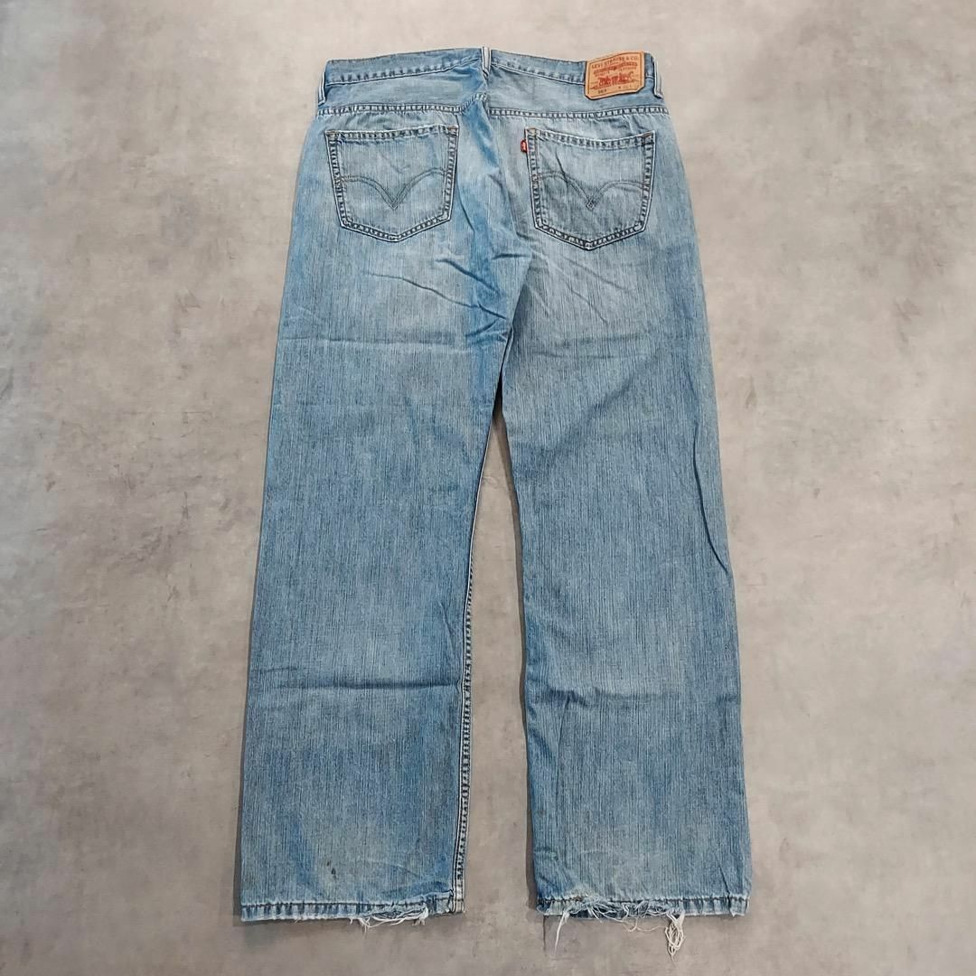 リーバイス569 Levis W34 ブルーデニム 青 ヒゲ 縦落ち 14590