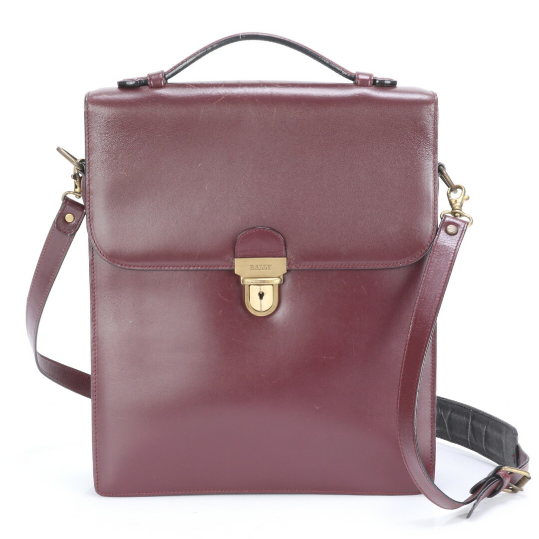 少し豊富な贈り物 レザー バリー - Bally 2WAY クロス 斜め掛け ショルダーバッグ バッグ