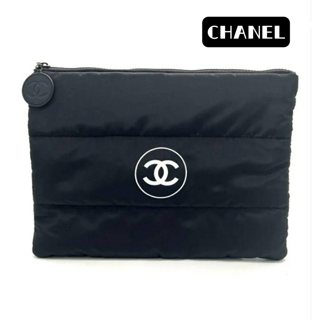 正規販促品］ CHANEL シャネル ノベルティ ポーチ ブラック