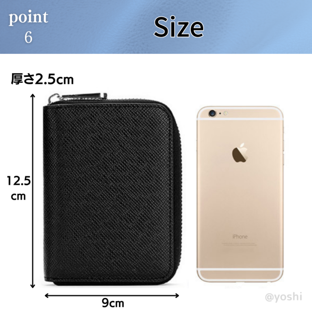 小銭入れ メンズ コインケース レディース ミニ財布 ネイビー ブラウン カード メンズのファッション小物(コインケース/小銭入れ)の商品写真