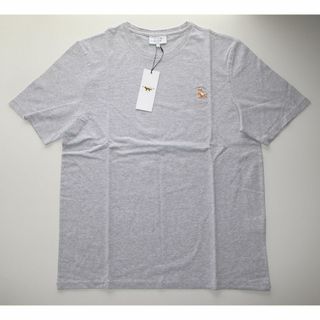 メゾンキツネ(MAISON KITSUNE')のmaison kitsune CHILLAX FOX tシャツ grey XL(Tシャツ/カットソー(半袖/袖なし))