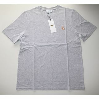 メゾンキツネ(MAISON KITSUNE')のmaison kitsune CHILLAX FOX tシャツ grey L(Tシャツ/カットソー(半袖/袖なし))