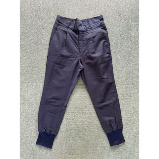 ポールスミス(Paul Smith)のポールスミス リブ付き スラックス タック テーパード タイト ネイビー M(スラックス)