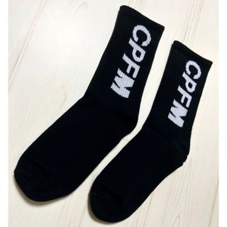 CPFM ソックス 靴下 黒 ブラック(ソックス)