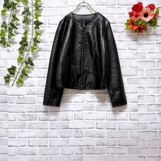 エヌナチュラルビューティーベーシック(N.Natural beauty basic)の【N.】 ナチュラルビューティーベーシック （M） レザージャケット レザー(ライダースジャケット)