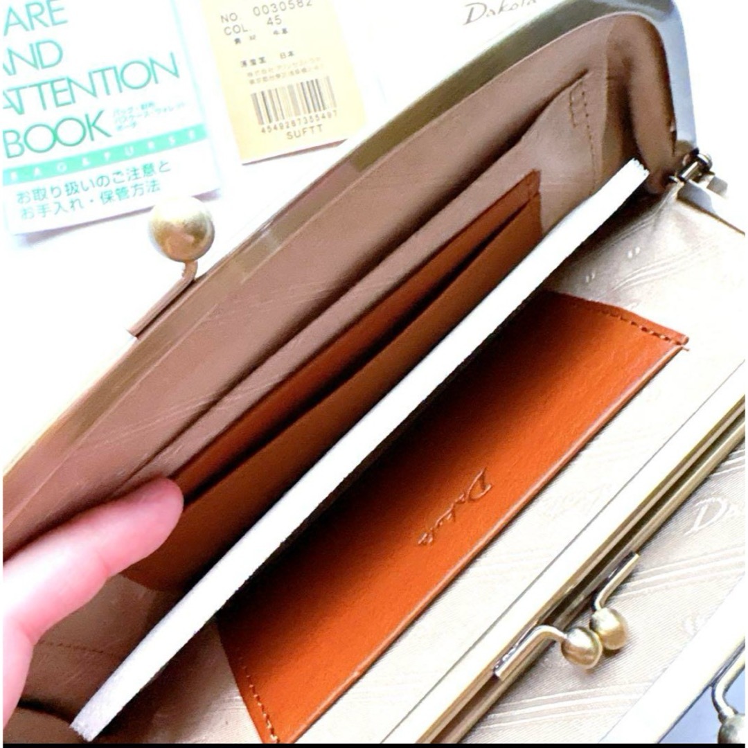 [値下げ] 美品 Dakota ダコタ ラルゴ がま口財布 キャメル Dakota - 【新品】DAKOTA ダコタ ラルゴ 親子がま口 長財布