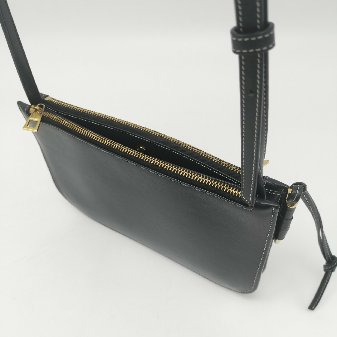 極 美品 ロエベ ヴィンテージ レザー ショルダーバッグ ポシェット