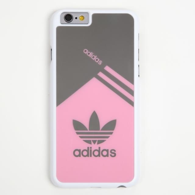 adidas(アディダス)のピンク adidas iPhone6 スマホ カバー ケース スマホ/家電/カメラのスマホアクセサリー(モバイルケース/カバー)の商品写真