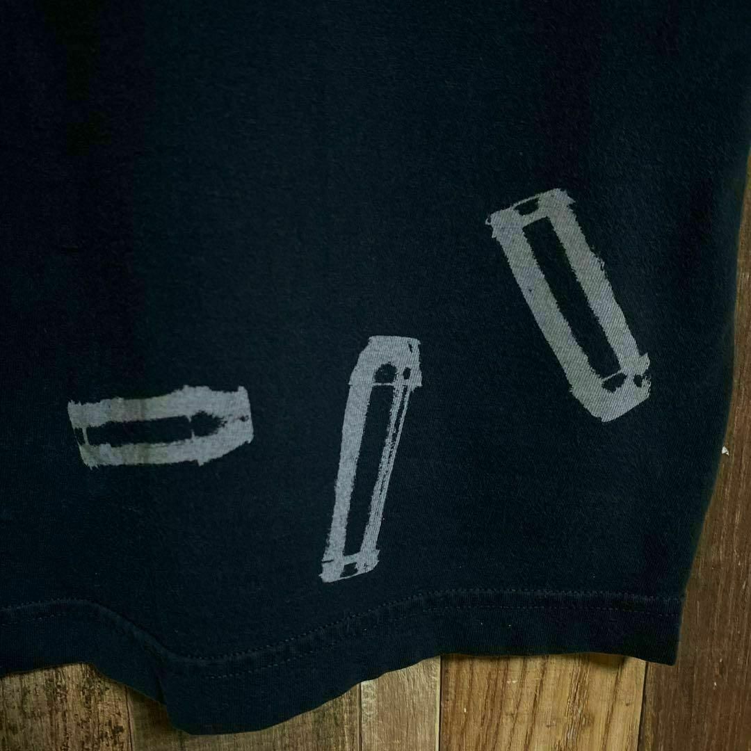 USA製 ヴィンテージ ピストル 拳銃 銃弾 スナイパー 古着 半袖 Tシャツ メンズのトップス(Tシャツ/カットソー(半袖/袖なし))の商品写真