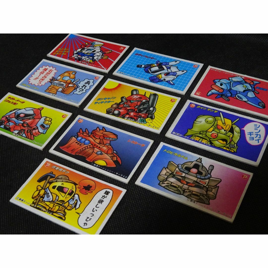 昭和レトロ SDガンダム 角メンコセット ビンテージ 当時物 駄菓子屋② エンタメ/ホビーのトレーディングカード(その他)の商品写真