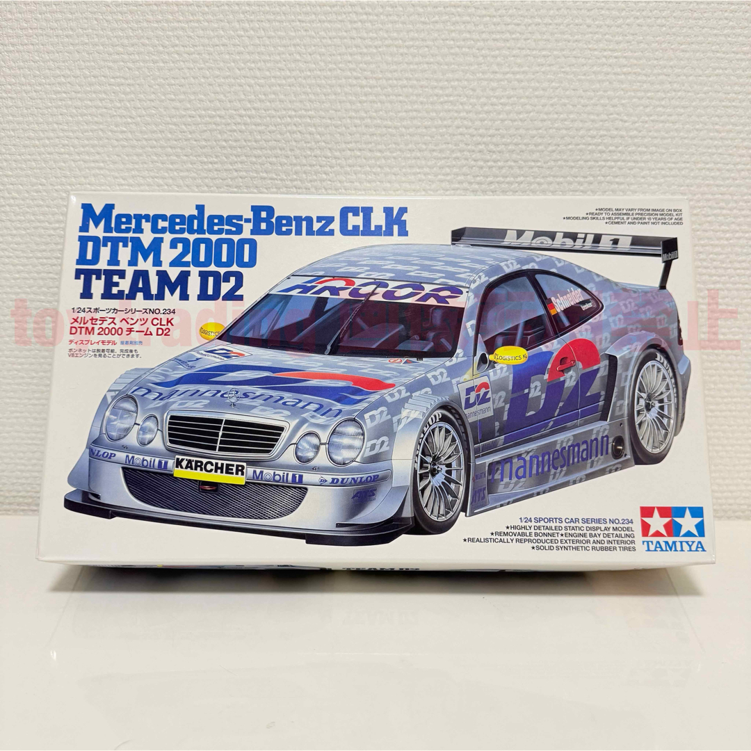 TAMIYA(タミヤ)のタミヤ模型 メルセデスベンツ CLK DTM D2 1/24 プラモデル エンタメ/ホビーのおもちゃ/ぬいぐるみ(模型/プラモデル)の商品写真