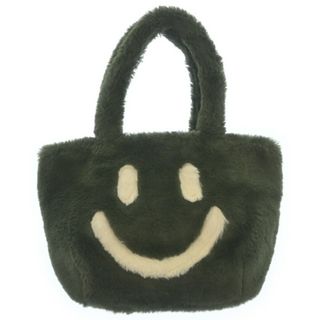 ビアデミゾン(Via Demizon)のVIA DE MIZON ヴィア　デ　ミゾン トートバッグ  カーキ 【古着】【中古】【送料無料】(トートバッグ)