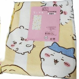 チイカワ(ちいかわ)のちいかわ バスタオル ストライプ柄 普通判 未使用 タグ付き(タオル)