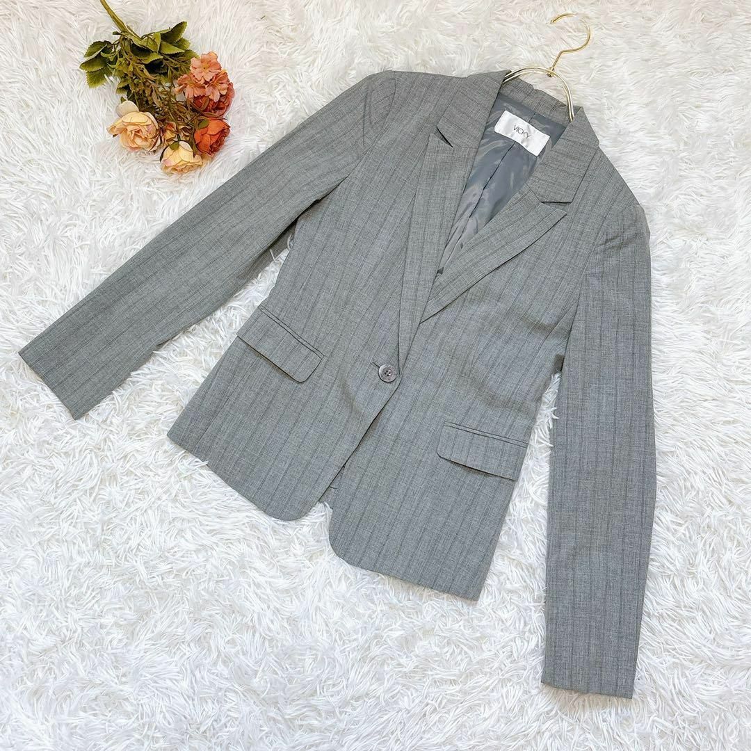 ☆VICEY☆ビッキー スーツジャケット【S】オフィス ストライプ