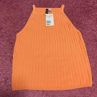 エイチアンドエム(H&M)のタグ付H&M サマーニットタンクトップ M(タンクトップ)