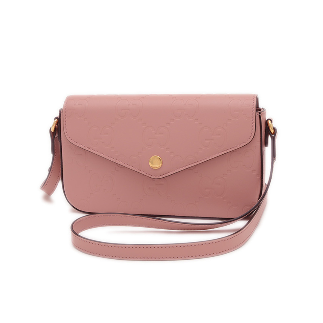 グッチ GUCCI 2wayショルダーバッグ 671623 ピンク レザー