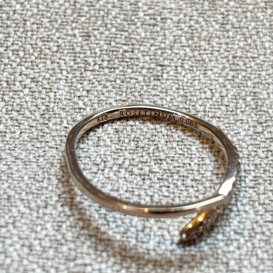 【数々のアワードを受賞】 SIENA 指輪 リング ゴールド K18 1巻 流れ星 シエナロゼ - ROSE アクセサリー