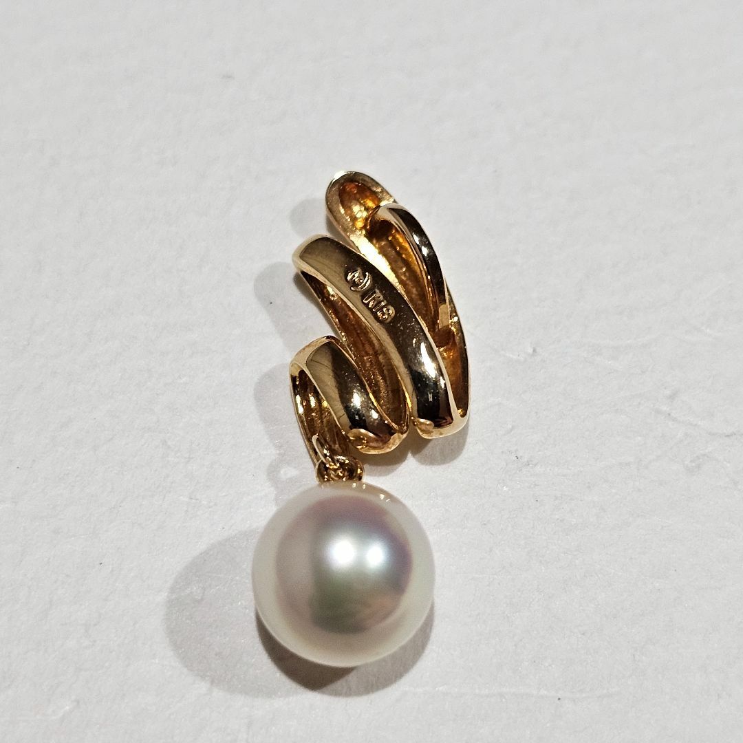 TASAKI - 1563 タサキパールネックレストップK18YGイエロー