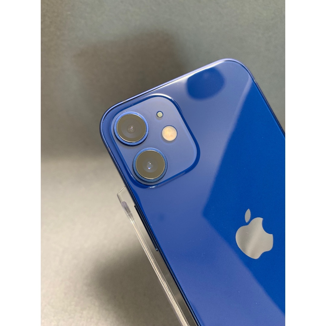 美品 国内版 SIMフリー iPhone12 mini 64GB ブルー色