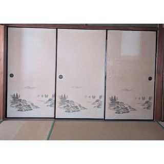【引取限定】昭和レトロ　襖　3枚(その他)