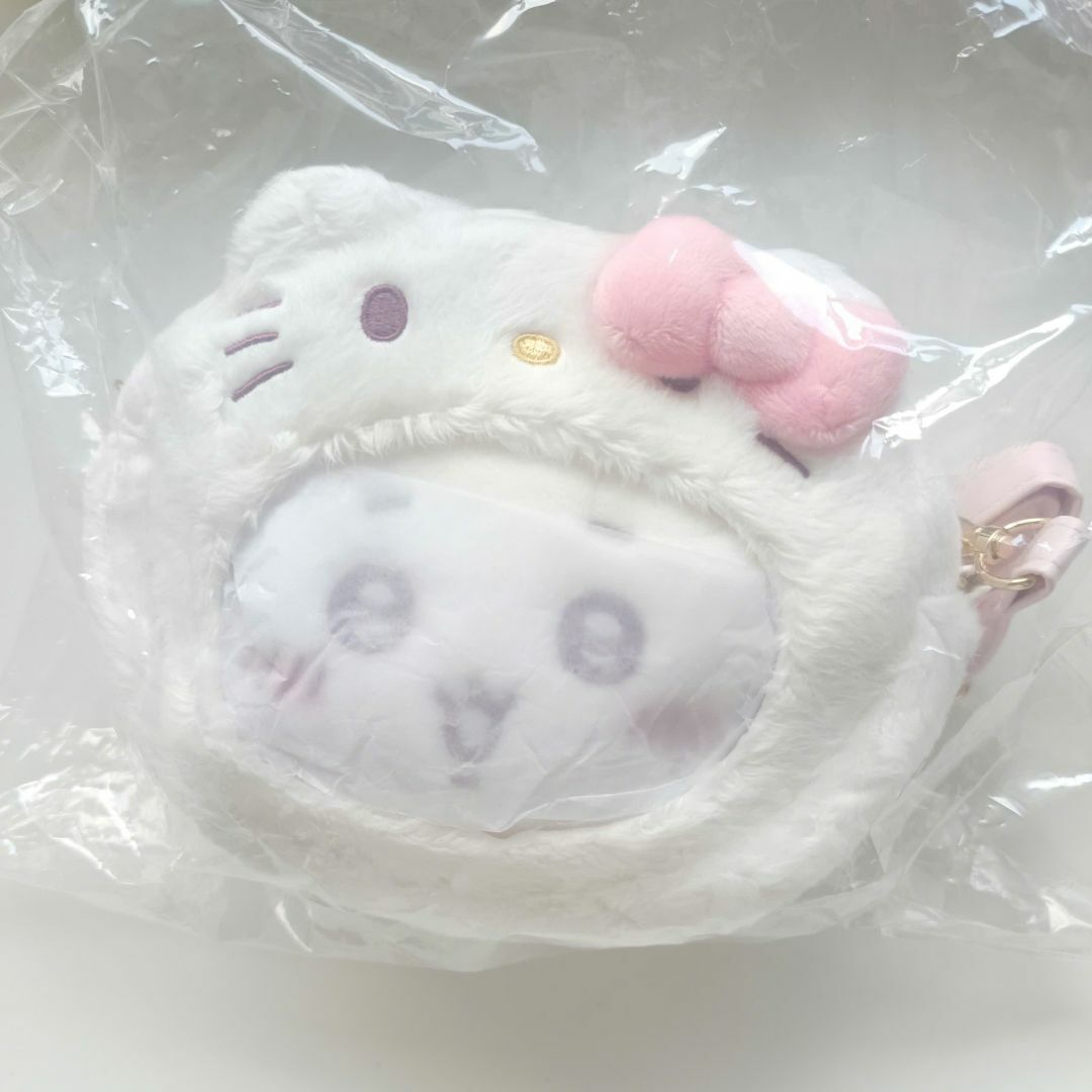 ちいかわ(チイカワ)のサンリオ ちいかわ ポシェット ハローキティ レディースのバッグ(ショルダーバッグ)の商品写真