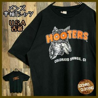 フーターズ フロリダ フクロウ スポーツバー L USA古着 半袖 Tシャツ