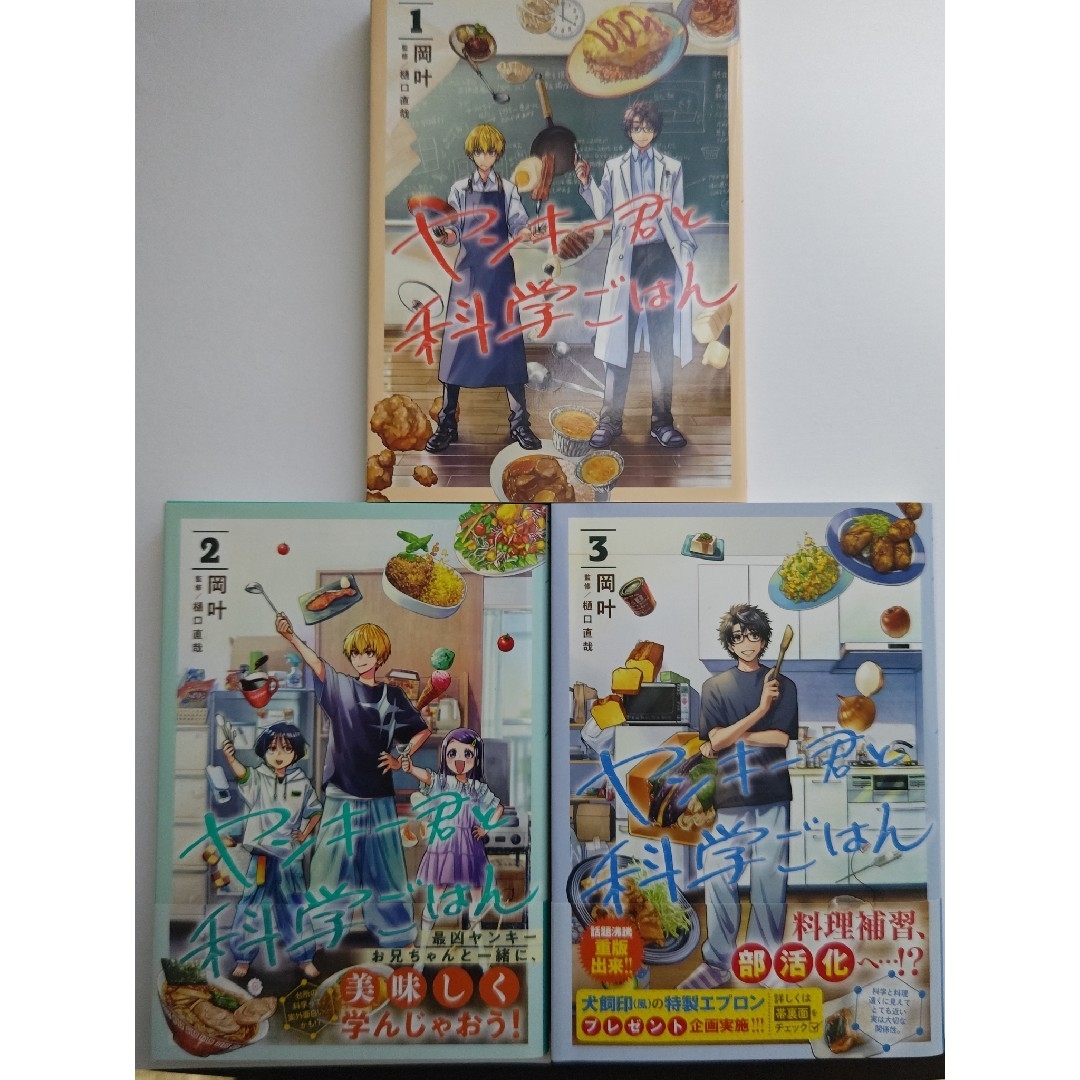 集英社(シュウエイシャ)のヤンキー君と科学ごはん1〜3巻セット エンタメ/ホビーの漫画(青年漫画)の商品写真