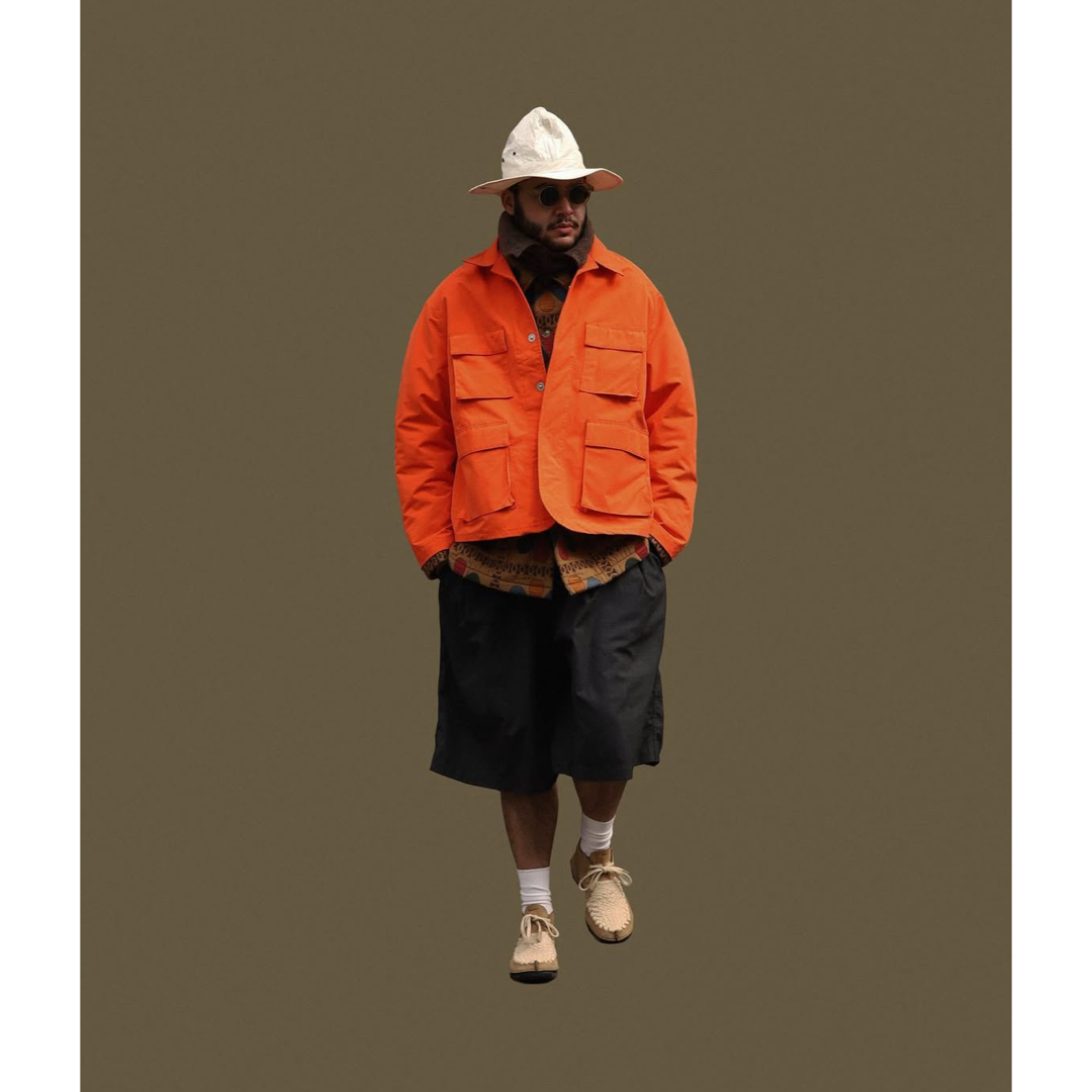1LDK SELECT(ワンエルディーケーセレクト)のSillage ショートパンツ CIRCULAR SHORTS チャコールグレー メンズのパンツ(ショートパンツ)の商品写真