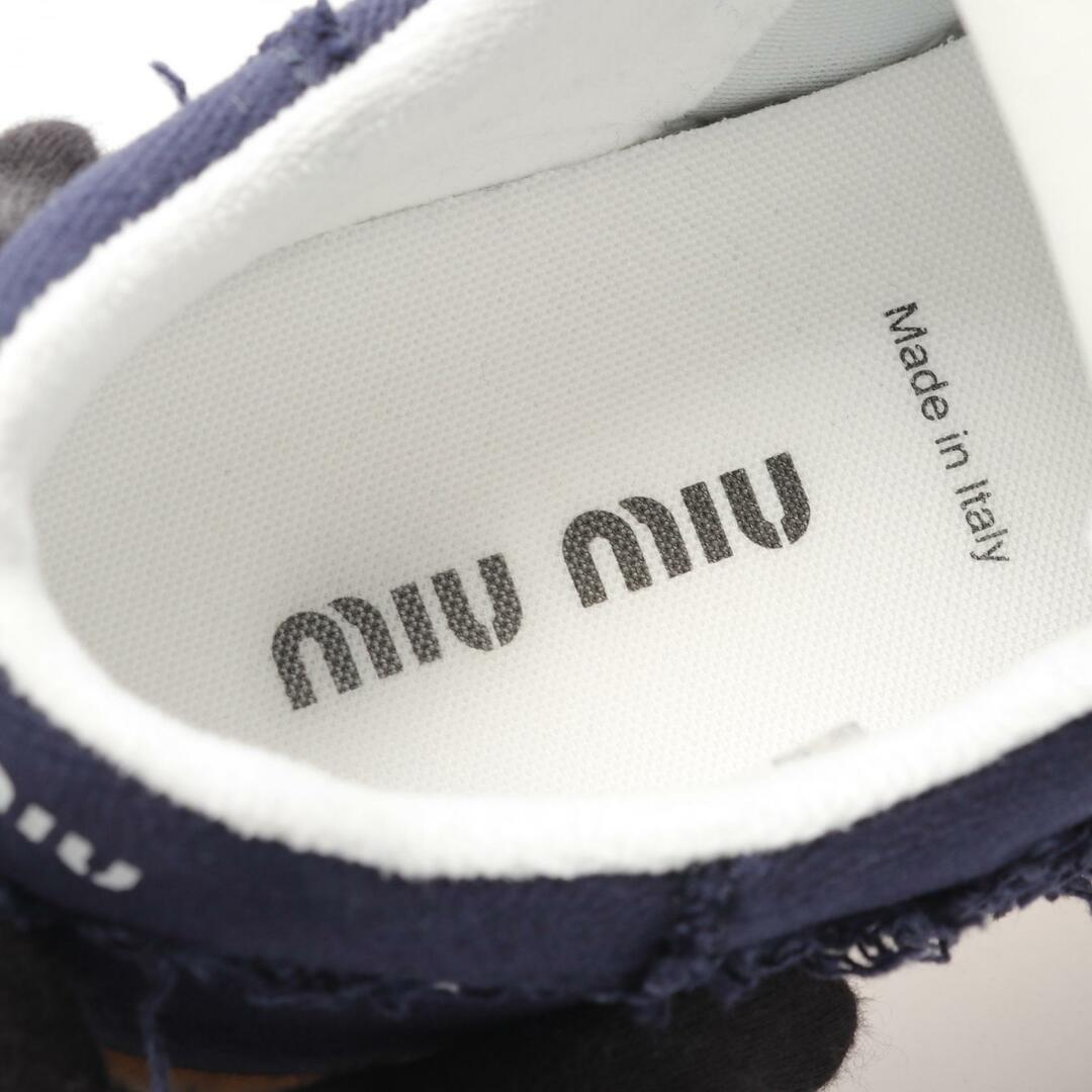 MIUMIU(ミュウミュウ) ロゴ スニーカー シューズ 靴 MIU MIU】ミュウミュウ スポーティー ロゴ入り スニーカー