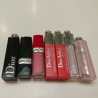 ディオール(Dior)のディオール　口紅　リップ　グロス　まとめ売り(口紅)