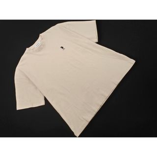 MONO-MART モノマート 刺繍 Tシャツ sizeM/ベージュ ■◆ メンズ