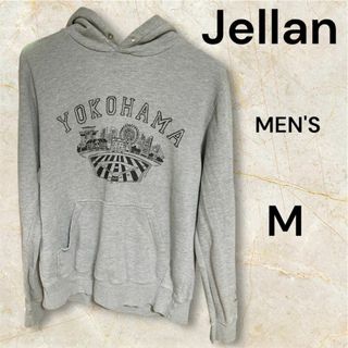 ジェラン(Jellan)のJellan ヨコハマデザイン パーカー メンズM グレー ベースボールモチーフ(パーカー)