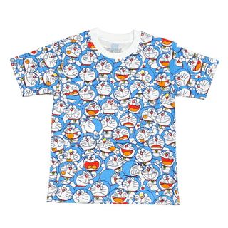 ドラエモン(ドラえもん)のドラえもん Tシャツ(140cm) ターコイズ アパレル キッズ(日用品/生活雑貨)