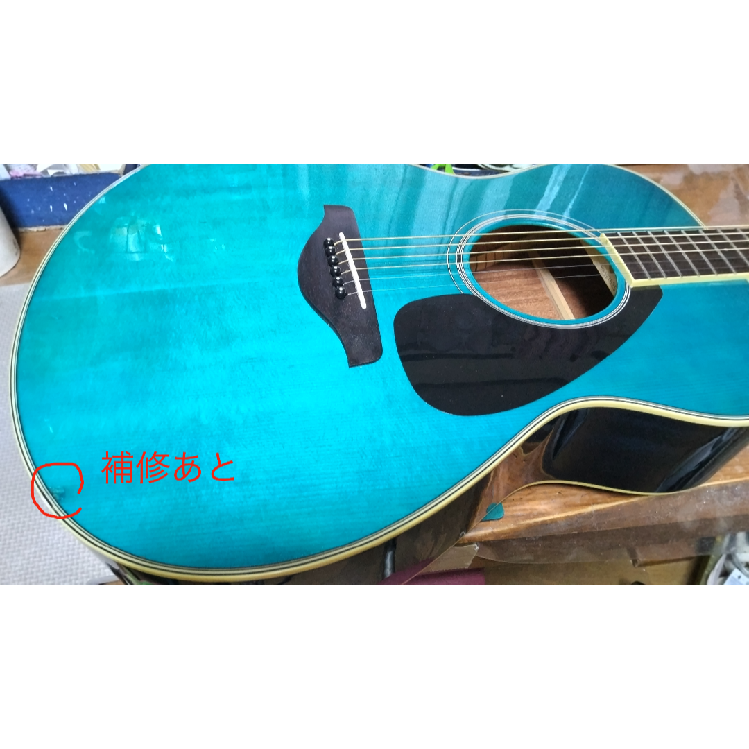 ❤️弦高調整済！「YAMAHA ヤマハ FS-820 ブルー」＋専用ケース付き YAMAHA ( ヤマハ ) FS820 Turquoise 送料無料 | サウンドハウス