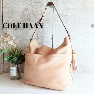 コールハーン(Cole Haan)の美品 コールハーン レザー ワンショルダーバッグ 鞄 大容量 レディース メンズ(ショルダーバッグ)