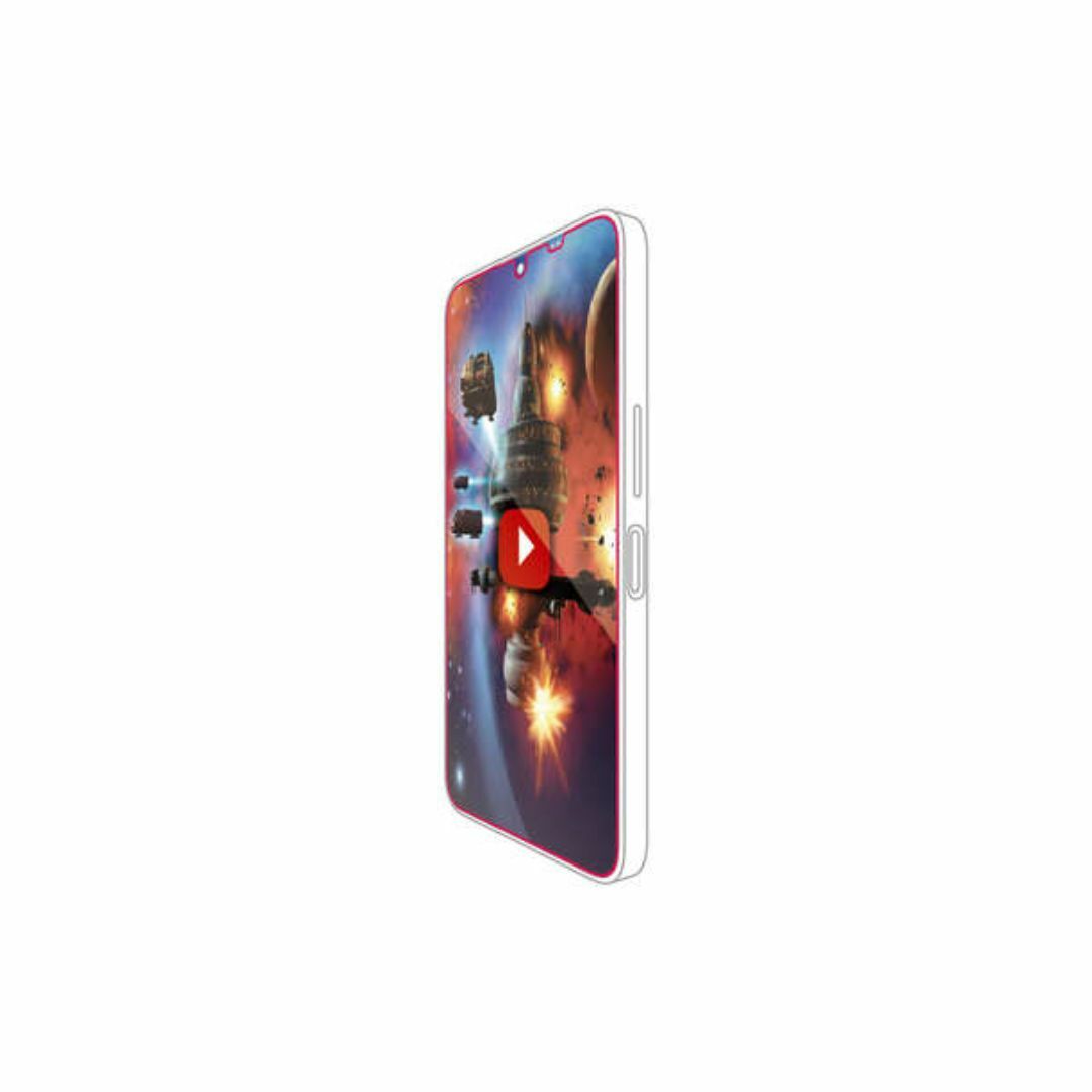 ELECOM(エレコム)のAQUOS wish4 用 ガラスフィルム動画映超透明エッチングAR加工896 スマホ/家電/カメラのスマホアクセサリー(保護フィルム)の商品写真