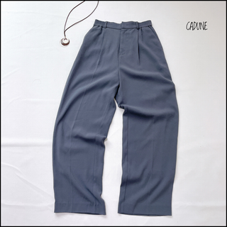 【美品】CADUNE オンオフどちらでも◎ゆったり履けるワイドパンツ　可愛い(カジュアルパンツ)