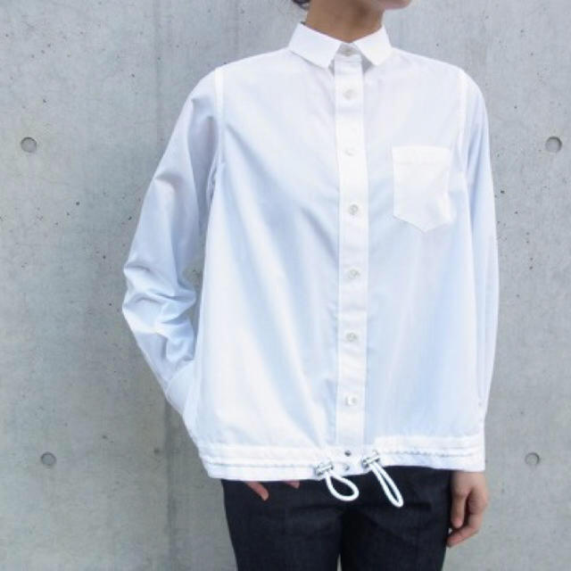 sacai luck(サカイラック)のsacai luck  サカイラック 裾絞りシャツ レディースのトップス(シャツ/ブラウス(長袖/七分))の商品写真