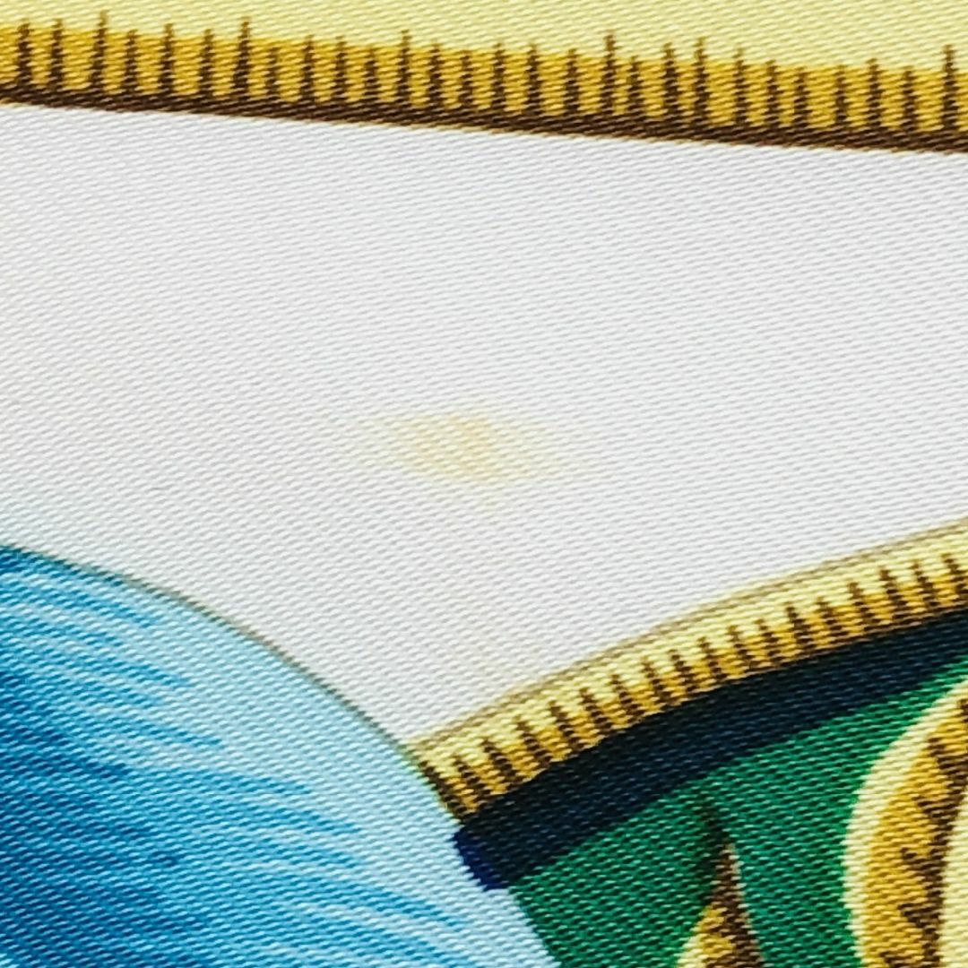 【未使用】エルメス カレ90 Caraibes カリブ鳥 エルメス カレ90 Caraibes カリブ鳥 スカーフ シルク A2975007