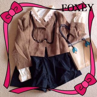 フォクシー(FOXEY)のFOXEYのジャケット(ノーカラージャケット)