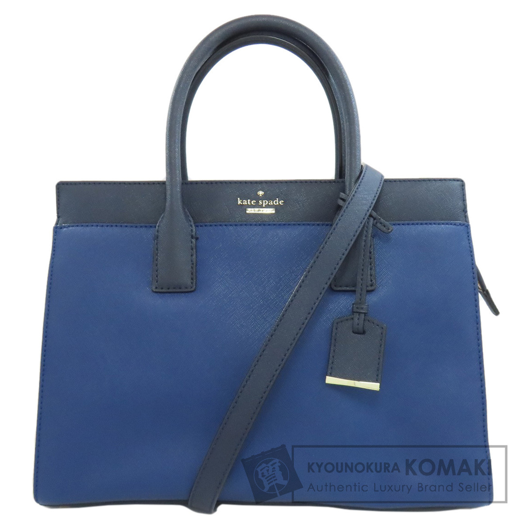 極美品 送料無料 kate spade ケイトスペード デニム レザー 2WAY