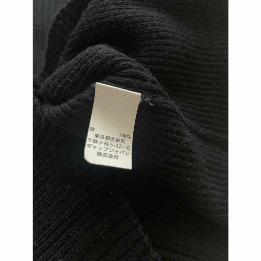 GAP(ギャップ)のGAP ギャップ⭐︎Vネック半袖カットソー 黒 レディースのトップス(カットソー(半袖/袖なし))の商品写真