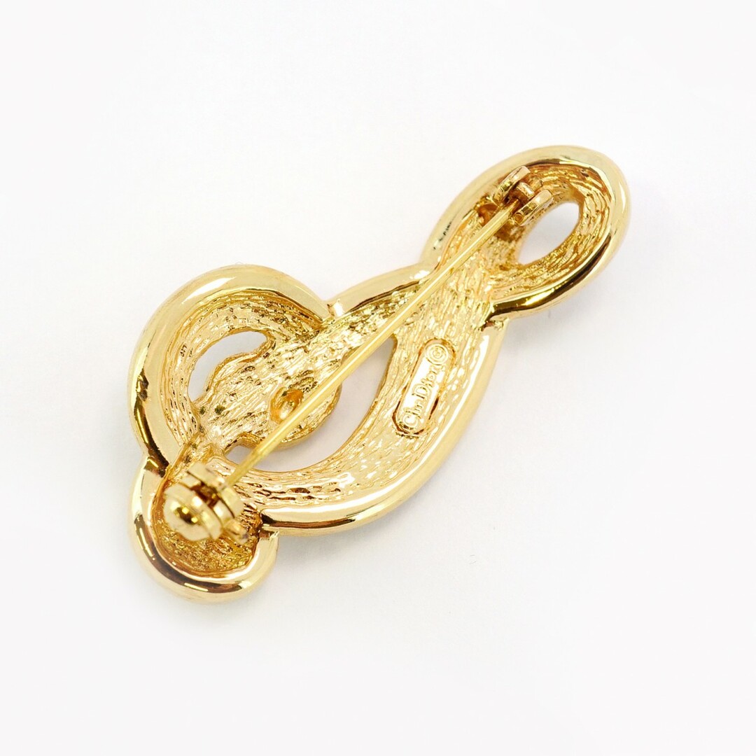 美品✨Christian Dior ディオール ブローチ ゴールド