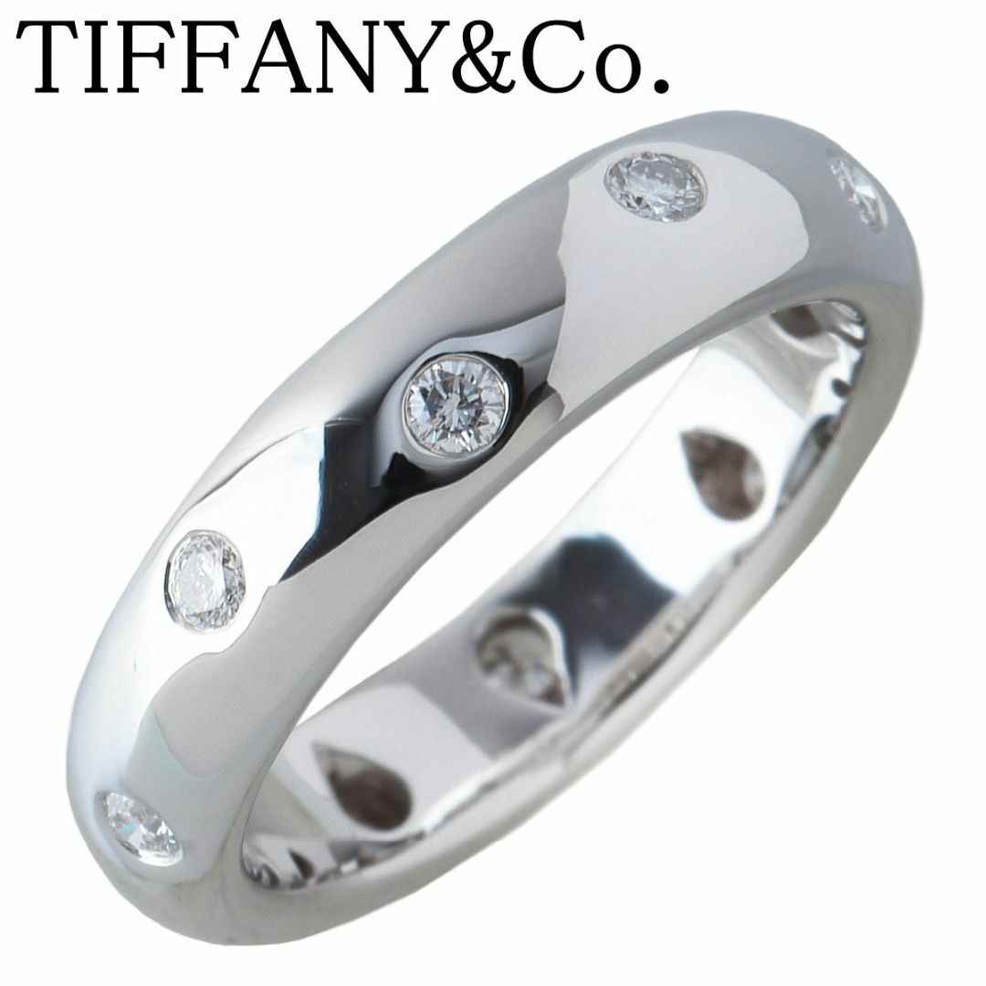限定お買い得商品 & Tiffany Co. 約7.5号 リング ダイヤ ドッツ ティファニー - アクセサリー
