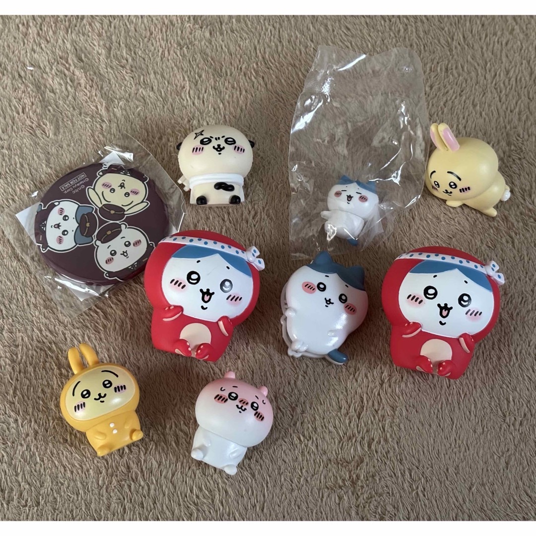 ちいかわ(チイカワ)のちいかわ うさぎ はちわれ セット エンタメ/ホビーのおもちゃ/ぬいぐるみ(キャラクターグッズ)の商品写真