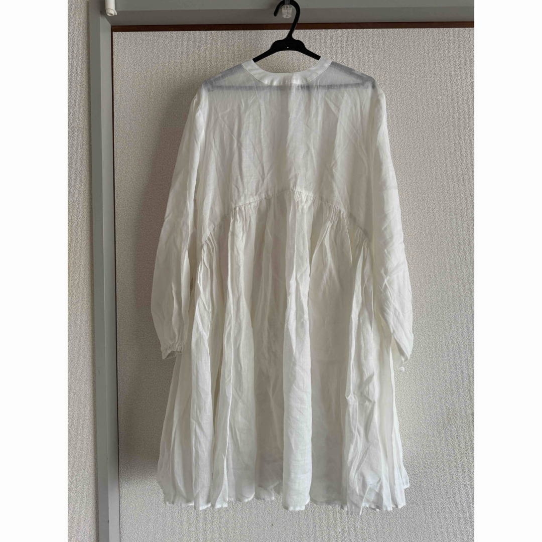洋服通販 - 新作アイテムを BEARDSLEY - beardsleyリネンギャザーチュニック 新品ビアズリー トップス